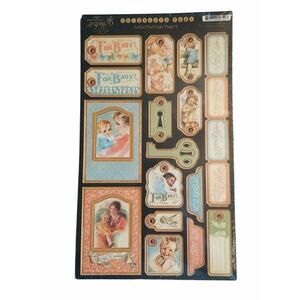 GRAPHIC 45 Little Darlings Chipboard Tags 2